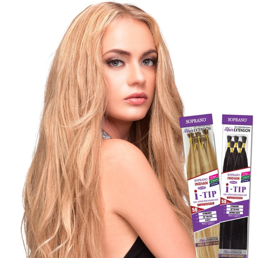 HAIR EXTENSIONS INDIAN REMI I-TIP 18″ (50PCS)